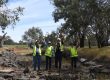 Tootool wetlands - happy group photo.