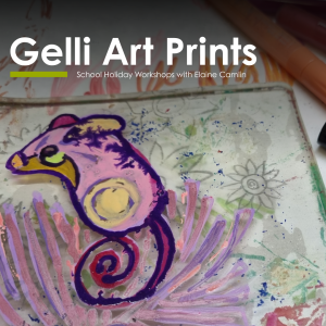 Gelli Art Prints Tile
